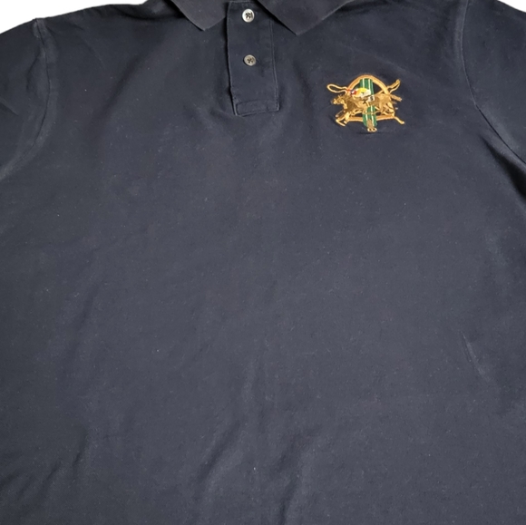 POLO RALPH LAUREN MEN’S Medium CUSTOM FIT “EQUESTRIAN THEME”SHORT SLEEVE SHIRT - Picture 7 of 9